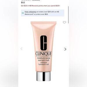 Clinique

Moisture Surge Overnight Face Mask x2